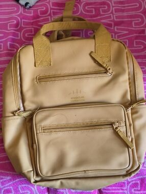Men's Fashion Cream Backpack